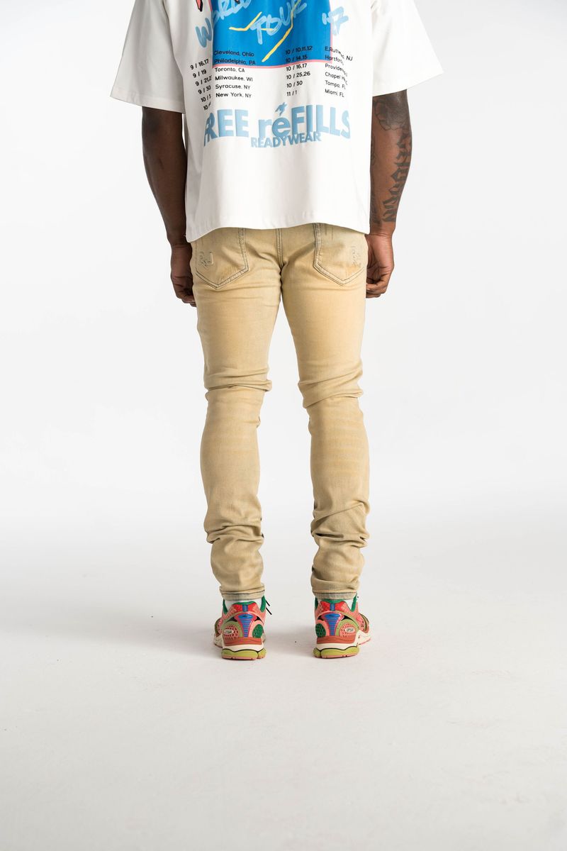 Petra Skinny Denim Sand Wash