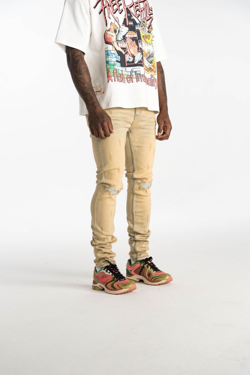 Petra Skinny Denim Sand Wash