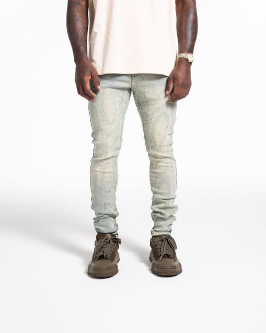 Relapse Jeans Chainsaw Sand wash