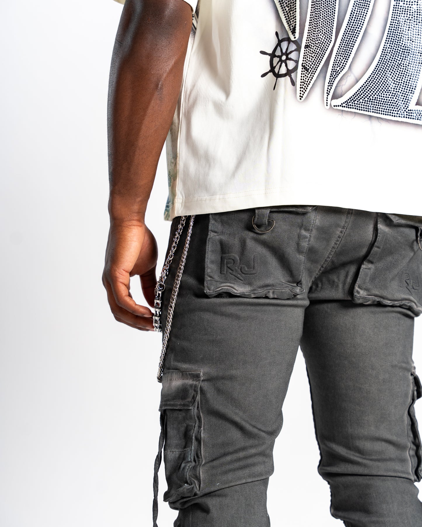Relapse Jeans Moe Grey Cargo Denim