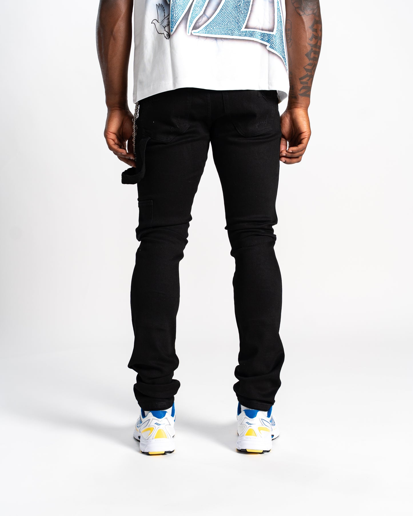 Relapse Jeans RJ Stone Black Skinny Denim